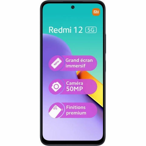 Smartphone Xiaomi REDMI 12 5G 4-128 BK 6,8" 4 GB RAM 128 GB Black Smartphone Xiaomi REDMI 12 5G 4-128 BK 6,8" 4 GB RAM 128 GB Black