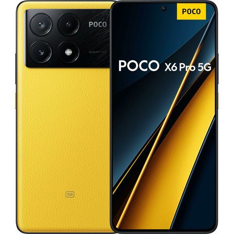 Smartphone Xiaomi Poco X6 Pro 5G 8GB/256GB 6,67" MediaTek Dimensity 8300-Ultra 8 GB RAM 256 GB Yellow Smartphone Xiaomi Poco X6 Pro 5G 8GB/256GB 6,67" MediaTek Dimensity 8300-Ultra 8 GB RAM 256 GB Yellow