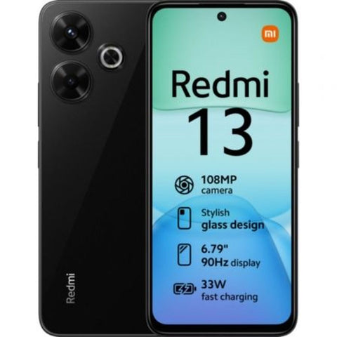 Smartphone Xiaomi Redmi 13 6,79" Octa Core 6 GB RAM 128 GB Black Smartphone Xiaomi Redmi 13 6,79" Octa Core 6 GB RAM 128 GB Black