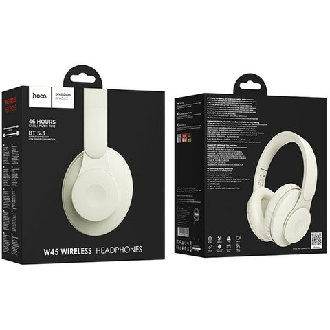 Bluetooth Headphones Hoco W45 Enjoy White Bluetooth Headphones Hoco W45 Enjoy White