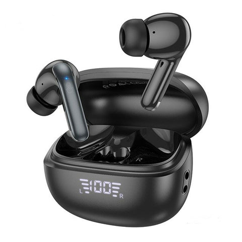 Wireless Earphones with Charging Case Hoco EQ5 Energy Black Wireless Earphones with Charging Case Hoco EQ5 Energy Black