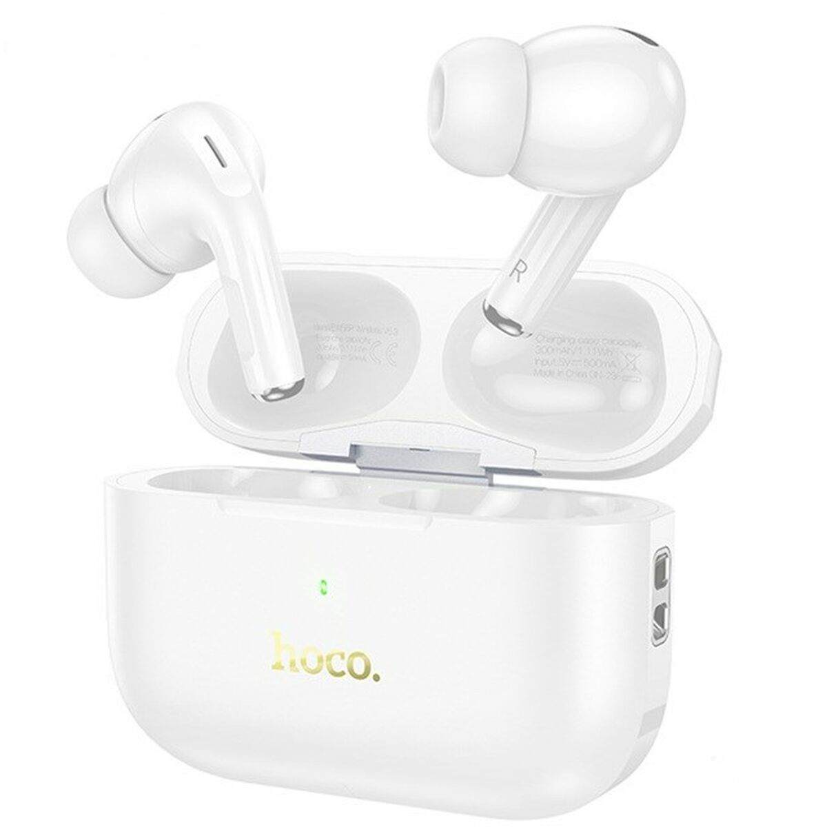 Wireless Earphones with Charging Case Hoco EW56 Plus Generoso White Wireless Earphones with Charging Case Hoco EW56 Plus Generoso White