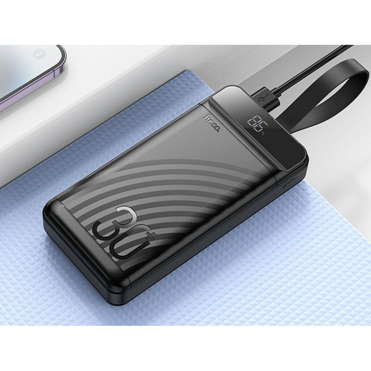 Powerbank Hoco J123B black Black 30000 mAh Powerbank Hoco J123B black Black 30000 mAh