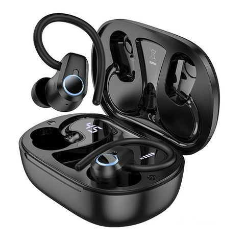Wireless Earphones with Charging Case Hoco EQ8 Pure Joy Black Wireless Earphones with Charging Case Hoco EQ8 Pure Joy Black