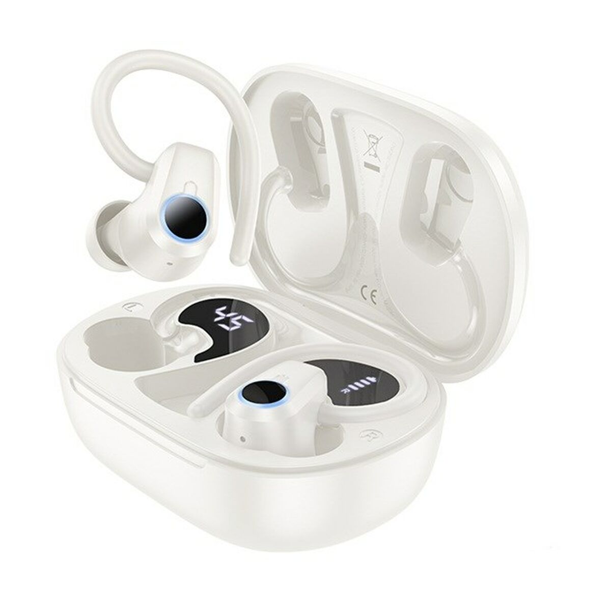 Wireless Earphones with Charging Case Hoco EQ8 Pure Joy White Wireless Earphones with Charging Case Hoco EQ8 Pure Joy White