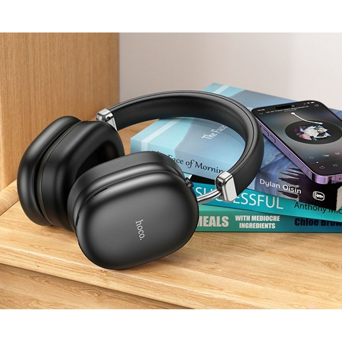 Wireless Headphones Hoco W35 Max Auspicious Black Wireless Headphones Hoco W35 Max Auspicious Black