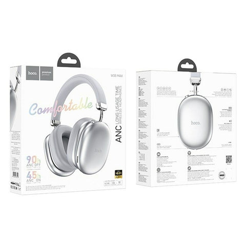 Wireless Headphones Hoco W35 Max Auspicious Silver Wireless Headphones Hoco W35 Max Auspicious Silver