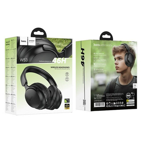 Wireless Headphones Hoco W53 Tone Black Wireless Headphones Hoco W53 Tone Black
