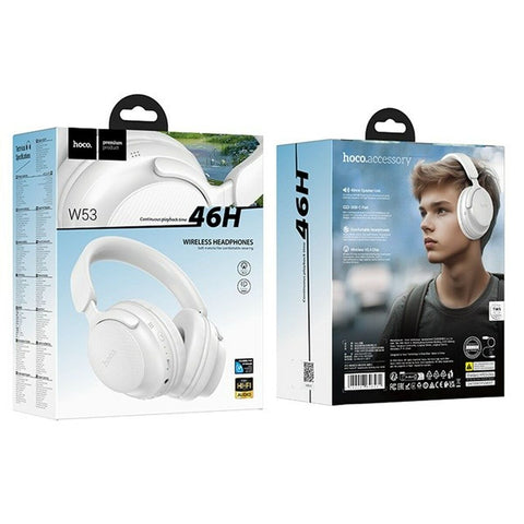 Wireless Headphones Hoco W53 Tone White Wireless Headphones Hoco W53 Tone White