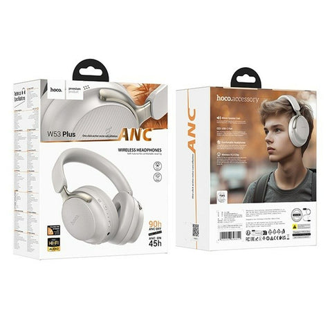 Wireless Headphones Hoco W53 Plus Tone Grey Wireless Headphones Hoco W53 Plus Tone Grey