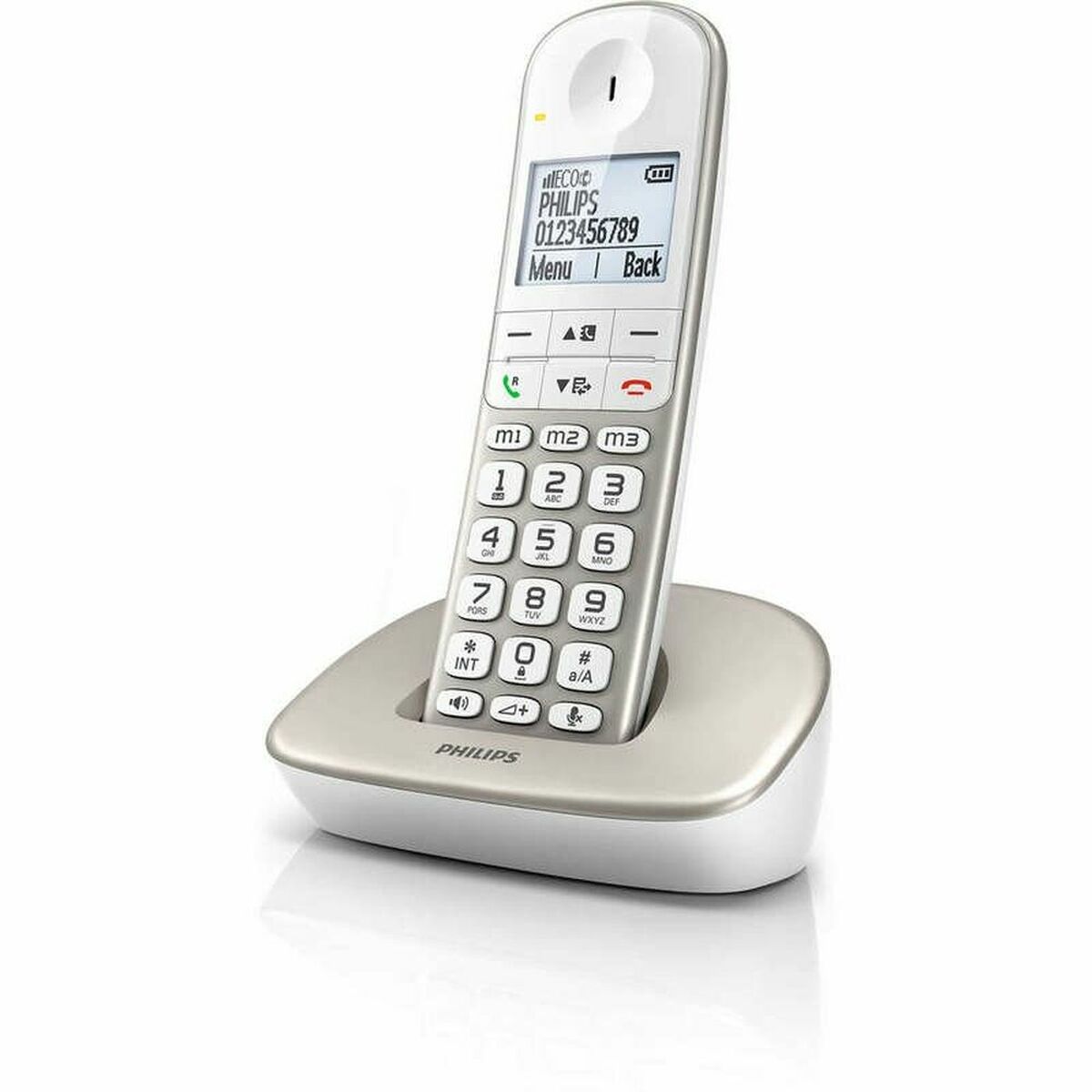 Wireless Phone Philips XL4901S/23 1,9" DECT White Wireless Phone Philips XL4901S/23 1,9" DECT White