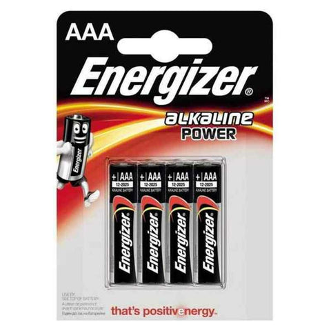Batteries Energizer 90081 1,5 V AAA LR03 (4 Units) (12 Units) Batteries Energizer 90081 1,5 V AAA LR03 (4 Units) (12 Units)