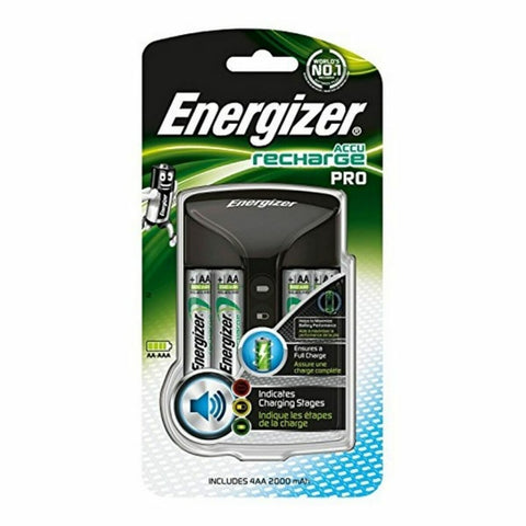 Charger + Rechargeable Batteries Energizer Pro Charger Charger + Rechargeable Batteries Energizer Pro Charger
