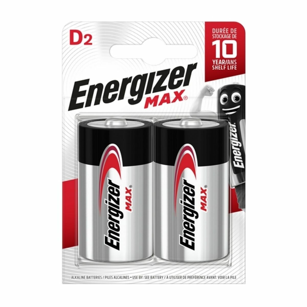 Batteries Energizer MAX – D 1,5 V (2 Units) Batteries Energizer MAX – D 1,5 V (2 Units)