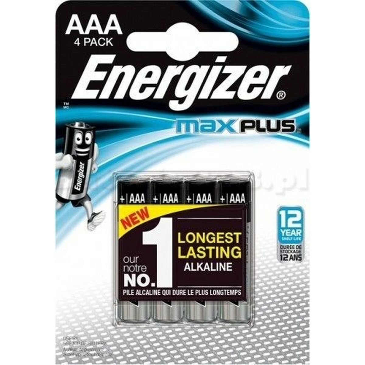 Batteries Energizer Max Plus AAA 1,5 V (4 Units) Batteries Energizer Max Plus AAA 1,5 V (4 Units)
