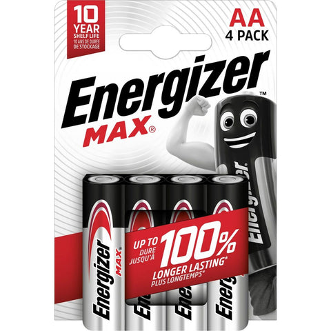 Batteries Energizer LR6 1,5 V (4 Units) Batteries Energizer LR6 1,5 V (4 Units)