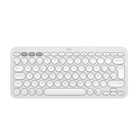 Wireless Keyboard Logitech K380s White Spanish Qwerty Wireless Keyboard Logitech K380s White Spanish Qwerty