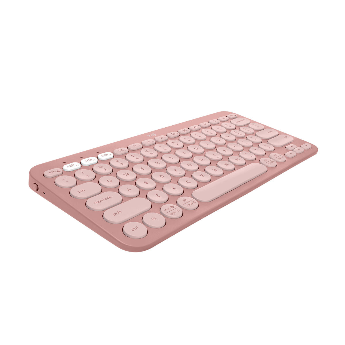 Wireless Keyboard Logitech K380s Pink Spanish Qwerty Wireless Keyboard Logitech K380s Pink Spanish Qwerty