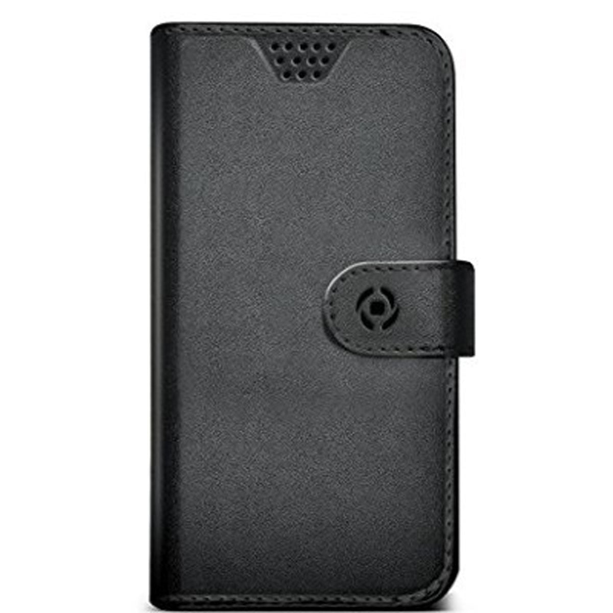 Mobile cover Celly WALLYUNIMBK Black Universal Mobile cover Celly WALLYUNIMBK Black Universal