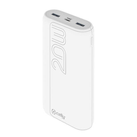 Powerbank Celly PBPD20000EVOWH White Powerbank Celly PBPD20000EVOWH White