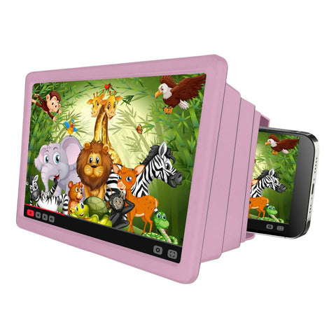 Screen Magnifier for Mobile Devices Celly KIDSMOVIEPK Pink Plastic Screen Magnifier for Mobile Devices Celly KIDSMOVIEPK Pink Plastic