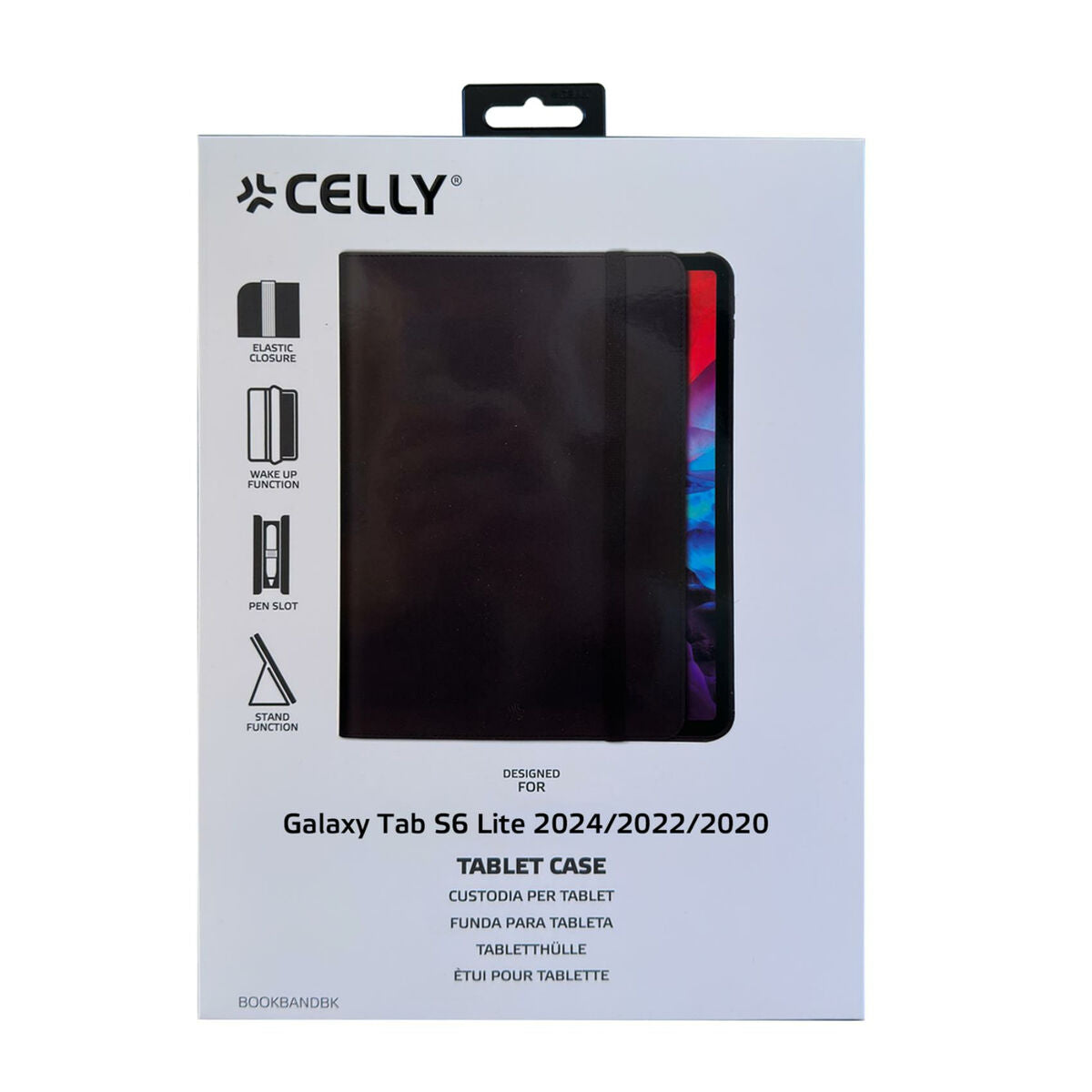 Tablet cover Celly BOOKBAND13 Black Tablet cover Celly BOOKBAND13 Black