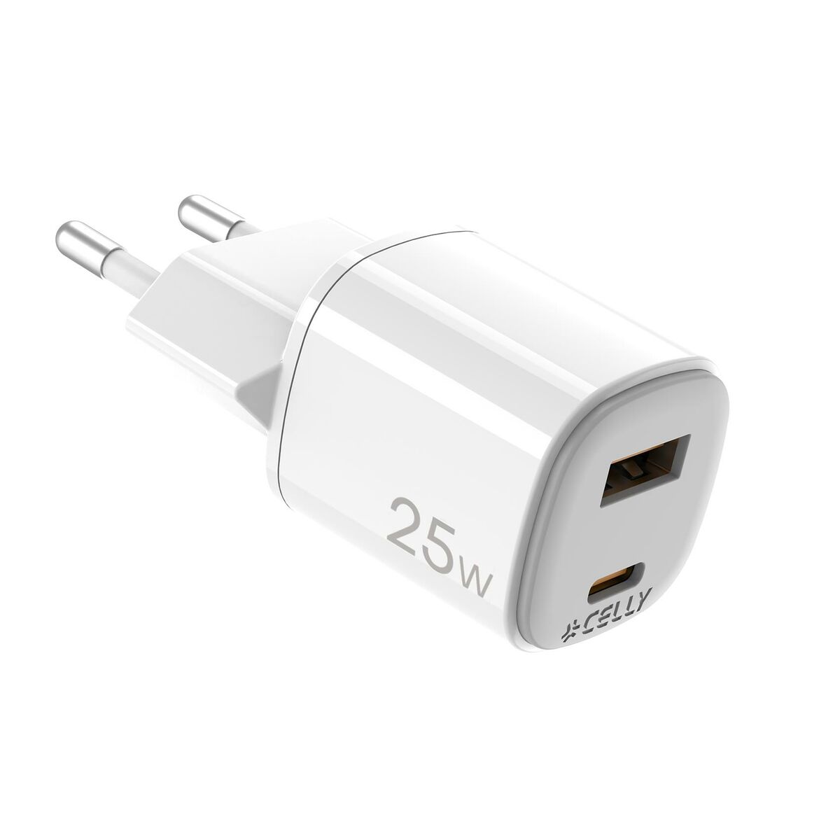 Wall Charger Celly UPTC1USB1USBC25 White Wall Charger Celly UPTC1USB1USBC25 White