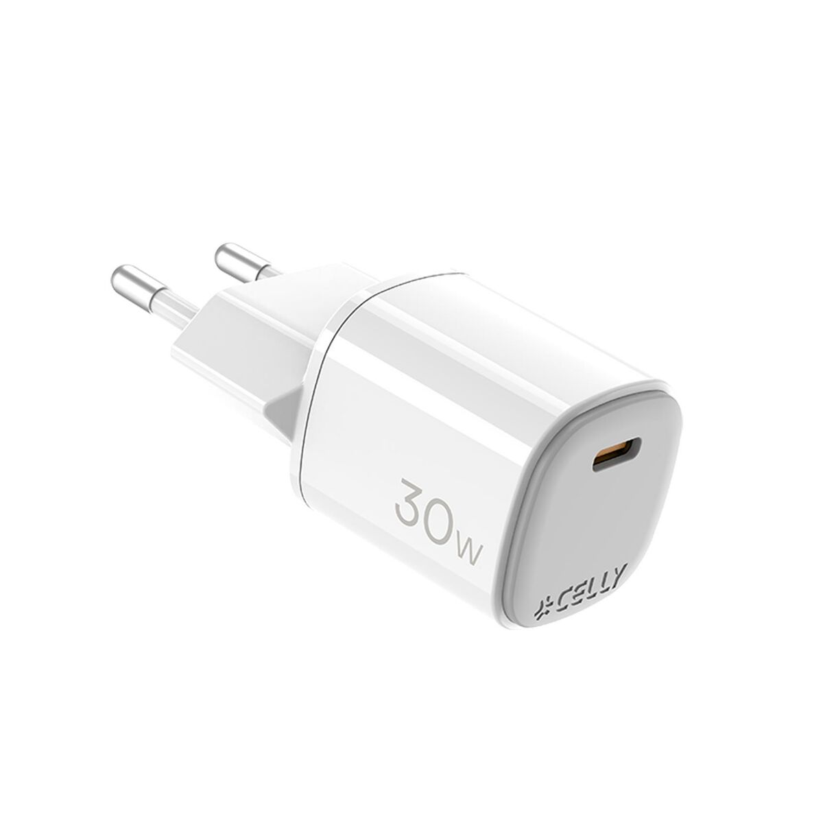 Wall Charger Celly UPTC1USBC30WWH White 30 W Wall Charger Celly UPTC1USBC30WWH White 30 W