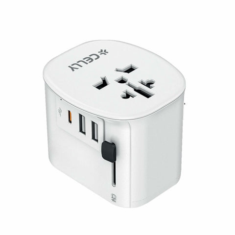 Wall Charger Celly MULTIPLUG30WWH 30 W Wall Charger Celly MULTIPLUG30WWH 30 W