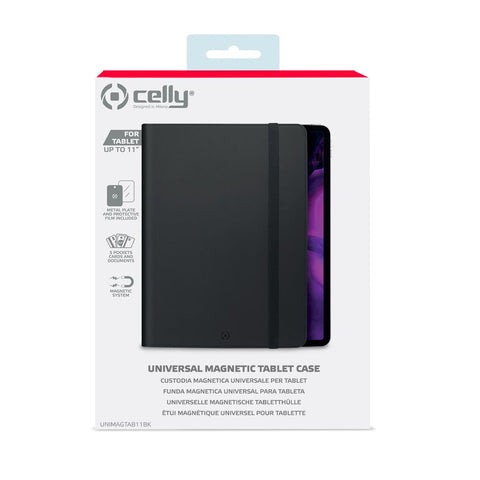 Tablet cover Celly UNIMAGTAB11BK Black Tablet cover Celly UNIMAGTAB11BK Black