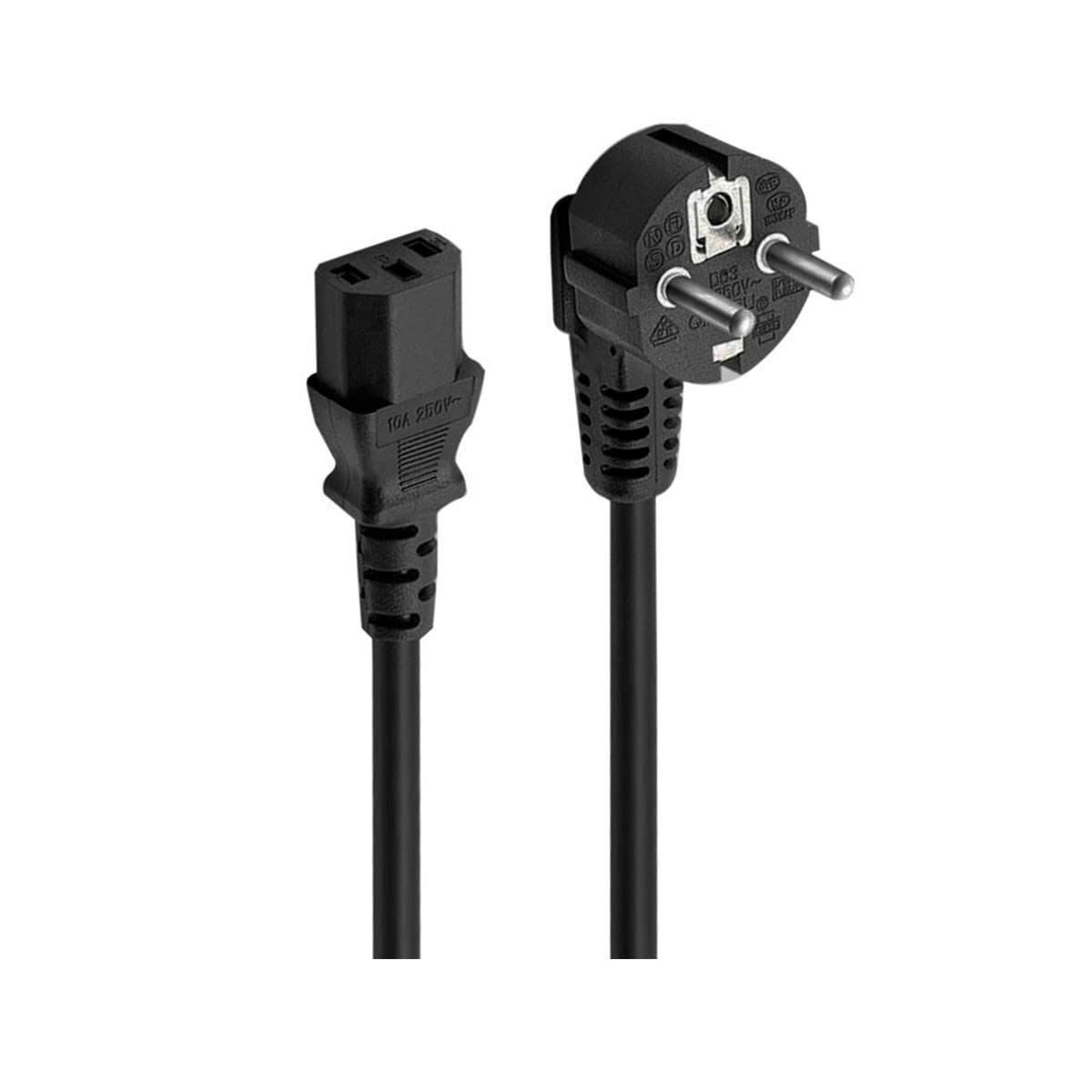 Power Cord Ewent EW-190100-030-N-P Black Multicolour 3 m Power Cord Ewent EW-190100-030-N-P Black Multicolour 3 m