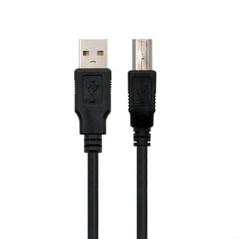 USB 2.0 Cable Ewent EC1003 Black USB 2.0 Cable Ewent EC1003 Black
