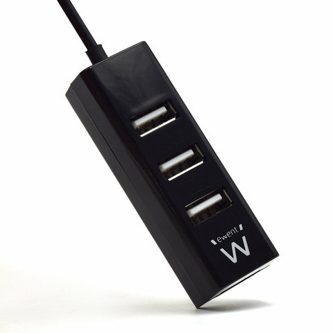 USB Hub Ewent EW1123 Black USB Hub Ewent EW1123 Black