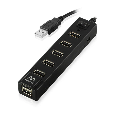 USB Hub Ewent EW1130 Black USB Hub Ewent EW1130 Black