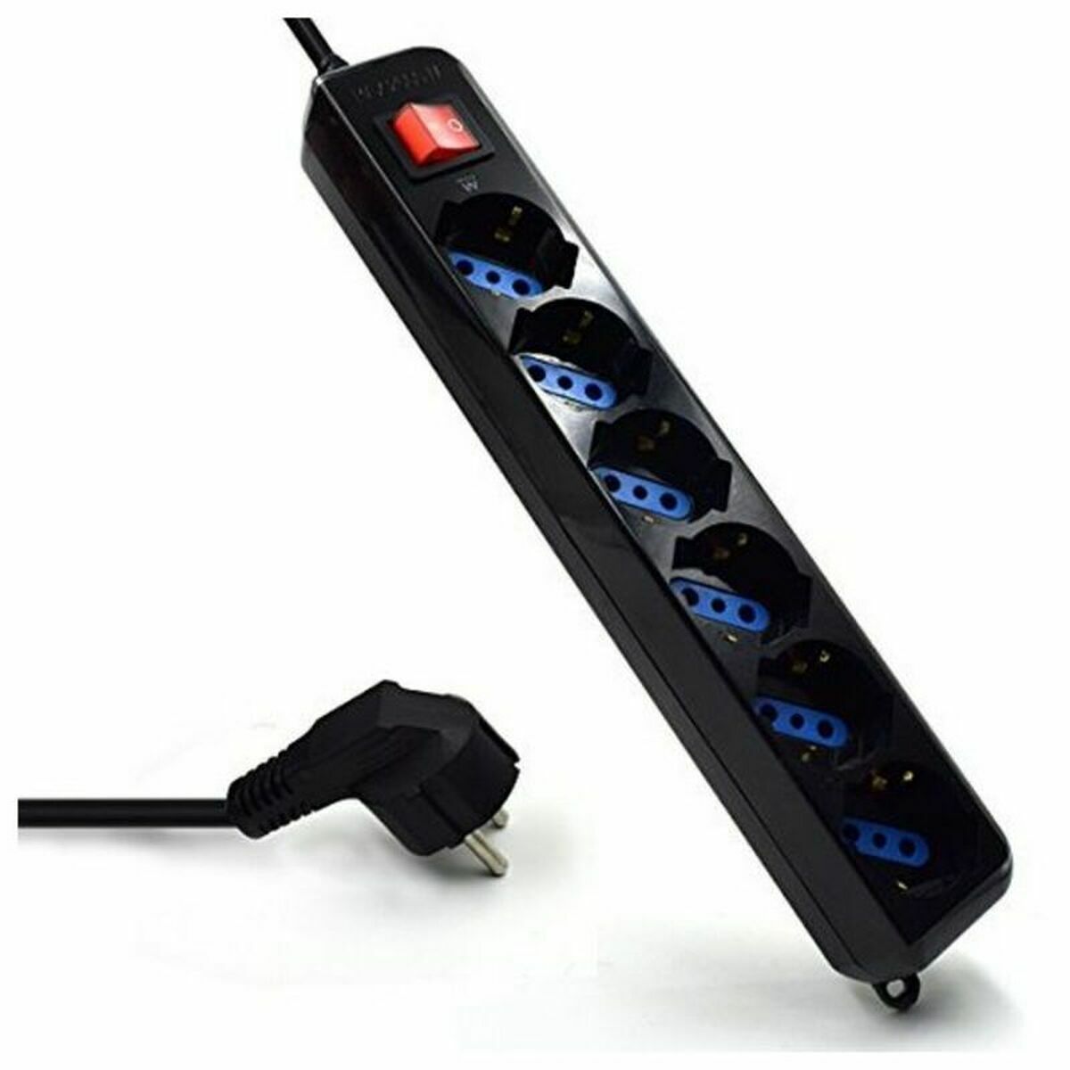 Power Socket - 6 Sockets with Switch Ewent Schuko (1,5 m) Power Socket - 6 Sockets with Switch Ewent Schuko (1,5 m)