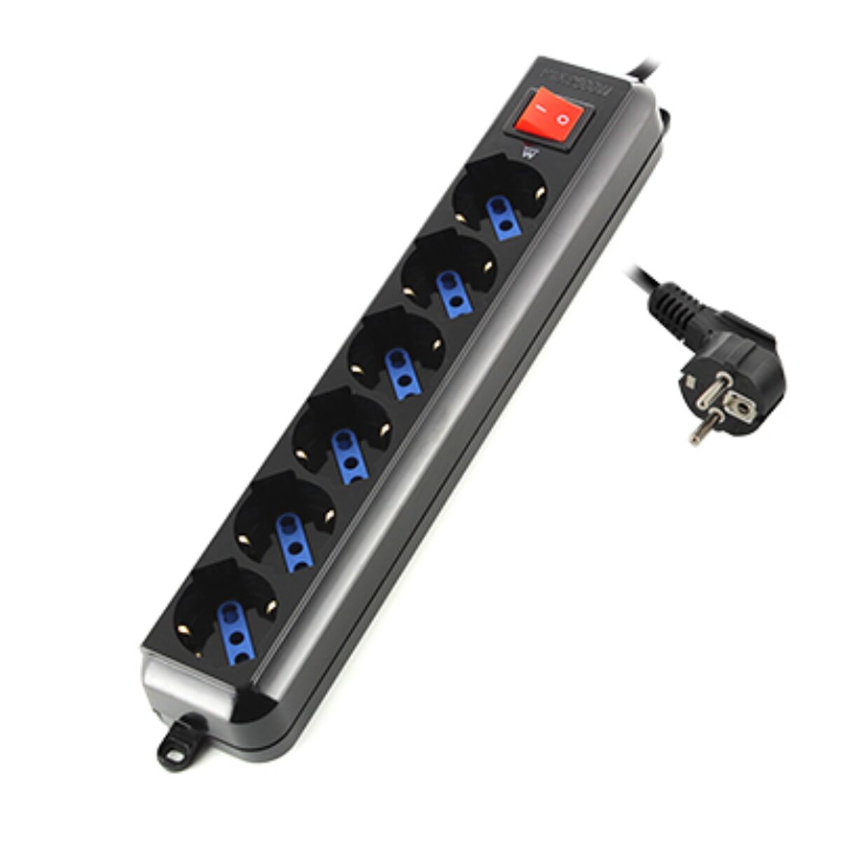 Power Socket - 6 Sockets with Switch Ewent Schuko (1,5 m) Power Socket - 6 Sockets with Switch Ewent Schuko (1,5 m)