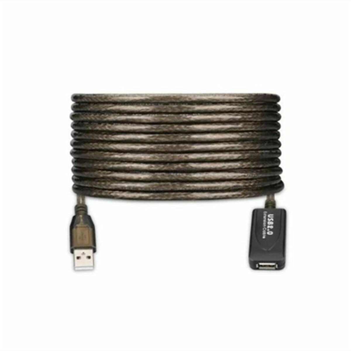 USB Extension Cable Ewent EW1023 Black USB Extension Cable Ewent EW1023 Black