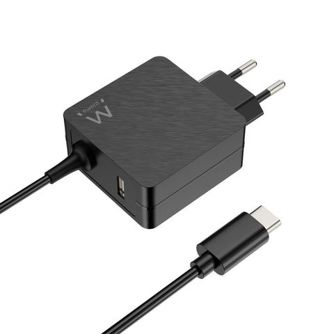 Wall Charger Ewent Black 45 W (1 Unit) Wall Charger Ewent Black 45 W (1 Unit)