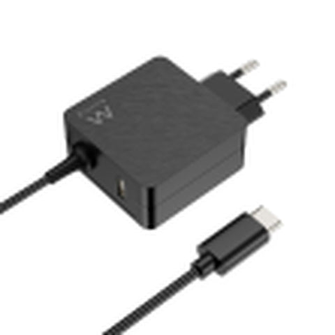 Wall Charger Ewent Black 45 W (1 Unit) Wall Charger Ewent Black 45 W (1 Unit)