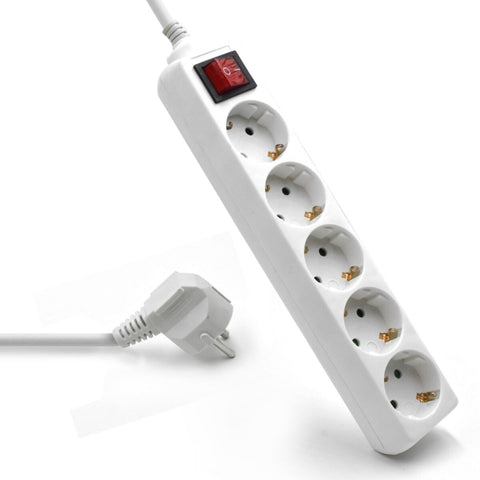Power Socket - 5 sockets with Switch Ewent EW3916 (1,5 m) Power Socket - 5 sockets with Switch Ewent EW3916 (1,5 m)