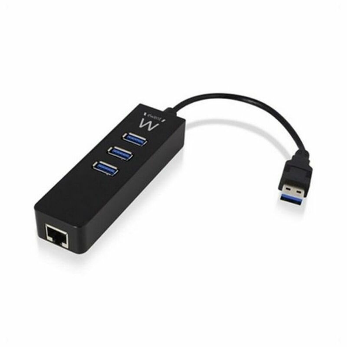 USB Hub Ewent AAOAUS0127 3 x USB 3.1 RJ45 Plug and Play USB Hub Ewent AAOAUS0127 3 x USB 3.1 RJ45 Plug and Play