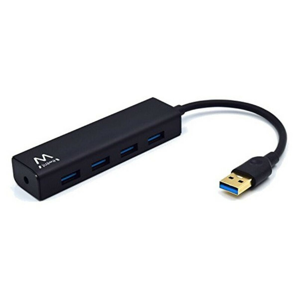 USB Hub Ewent EW1136 4 x USB 3.0 Black 3600 W USB Hub Ewent EW1136 4 x USB 3.0 Black 3600 W