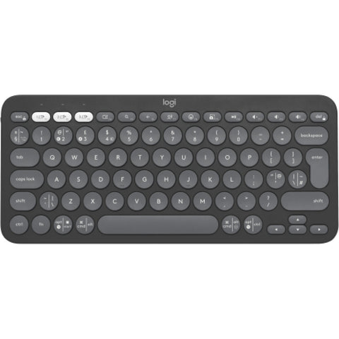 Wireless Keyboard Logitech 920-011843 Graphite Spanish Qwerty QWERTY Wireless Keyboard Logitech 920-011843 Graphite Spanish Qwerty QWERTY