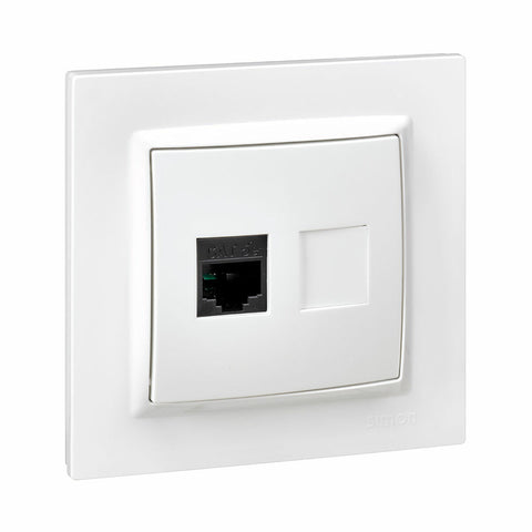 Electrical Socket Simon White RJ45 Electrical Socket Simon White RJ45