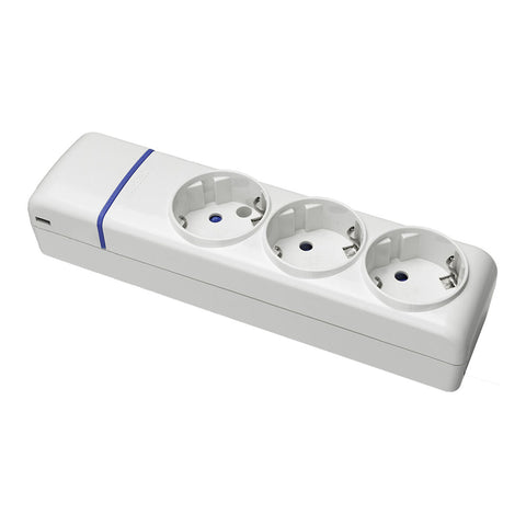 3-socket plugboard without power switch Solera 8003p 3-socket plugboard without power switch Solera 8003p