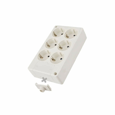 6-socket plugboard without power switch Solera 8106 3500 W 250 V 16 A 6-socket plugboard without power switch Solera 8106 3500 W 250 V 16 A
