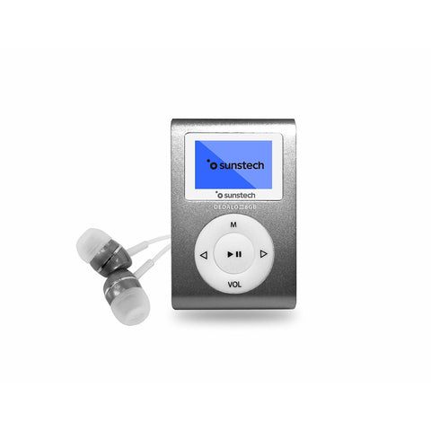 MP3 Player Sunstech DEDALOIII8GBGY 1,1" 8 GB MP3 Player Sunstech DEDALOIII8GBGY 1,1" 8 GB