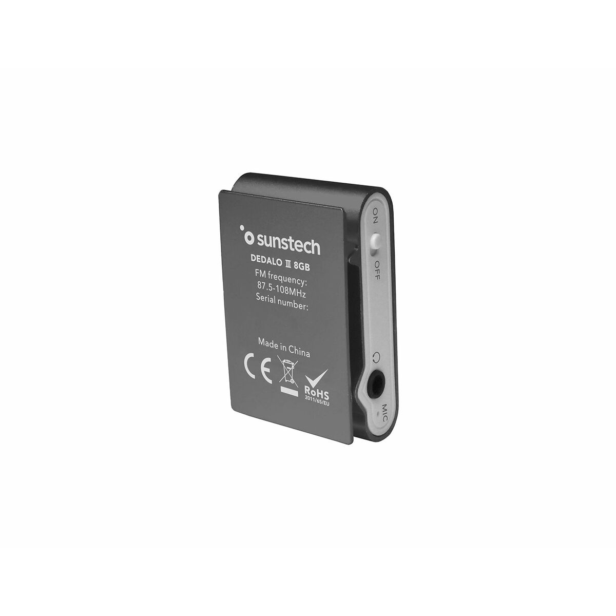 MP3 Player Sunstech DEDALOIII8GBGY 1,1" 8 GB MP3 Player Sunstech DEDALOIII8GBGY 1,1" 8 GB
