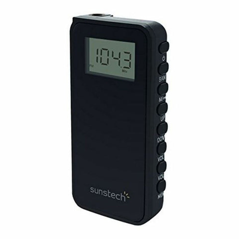 Transistor Radio Sunstech RPD23BK Black Transistor Radio Sunstech RPD23BK Black