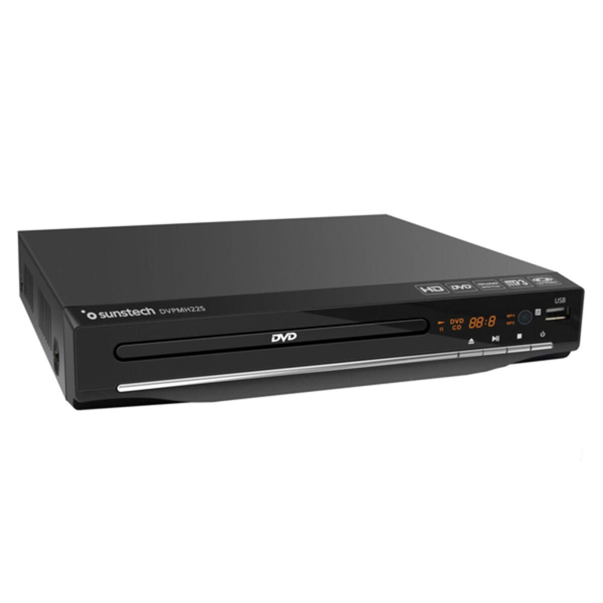 DVD and TDT Player Sunstech DVPMH225 Black DVD and TDT Player Sunstech DVPMH225 Black